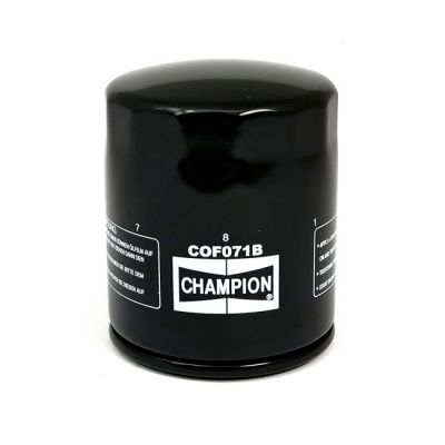 508812 - Champion, spin-on oil filter. Black