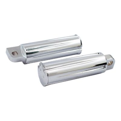 509001 - MCS Maltese billet foot pegs. Chrome