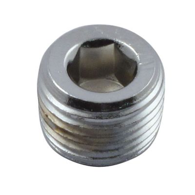 509820 - GARDNER-WESTCOTT GW, 1/8-27 NPT allen pipe plug. Chrome
