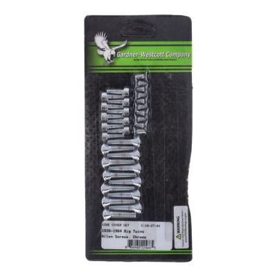 510170 - GARDNER-WESTCOTT Big Twin side cover mount kit, chrome allen