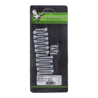510190 - GARDNER-WESTCOTT Big Twin side cover mount kit, chrome allen