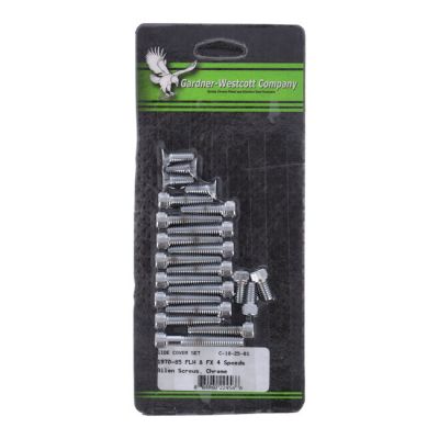 510195 - GARDNER-WESTCOTT Big Twin side cover mount kit, chrome allen