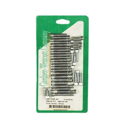 510200 - GARDNER-WESTCOTT Big Twin side cover mount kit, chrome allen