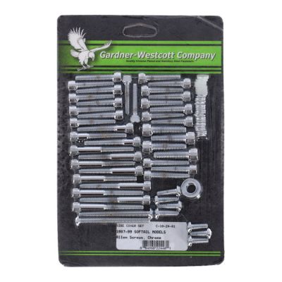 510630 - GARDNER-WESTCOTT Big Twin side cover mount kit, chrome allen