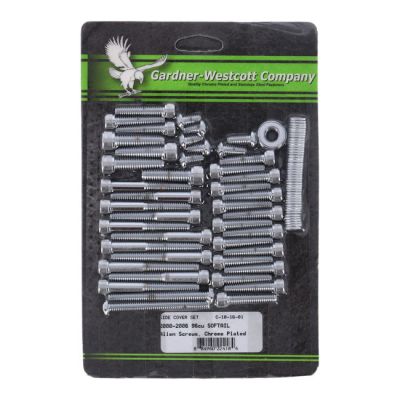 510632 - GARDNER-WESTCOTT Big Twin side cover mount kit, chr. allen