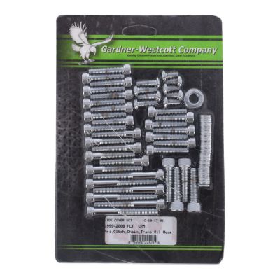 510634 - GARDNER-WESTCOTT Big Twin side cover mount kit, chr. allen