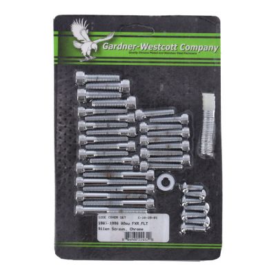 510635 - GARDNER-WESTCOTT Big Twin side cover mount kit, chrome allen