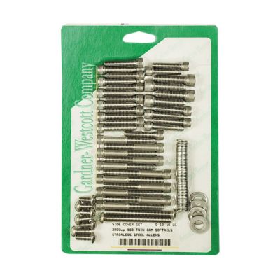 510643 - GARDNER-WESTCOTT Big Twin side cover mount kit, ss allen