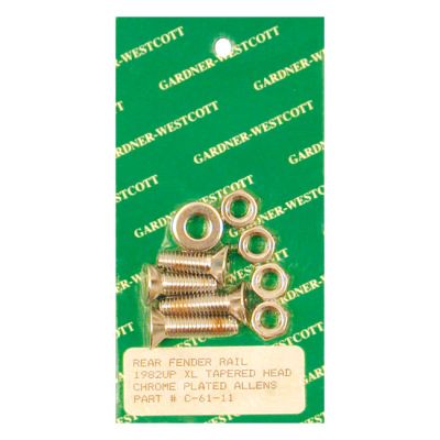 510745 - Gardner-Westcott, fender strut mount kit. Chrome Allen head