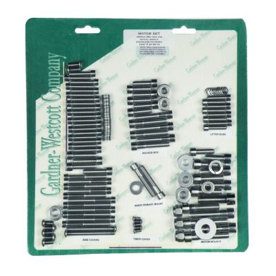 510847 - GARDNER-WESTCOTT Motor screw set, polished ss allen