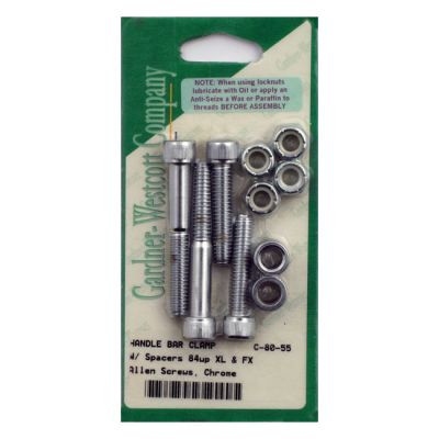 510855 - GARDNER-WESTCOTT Handlebar top clamp mount kit, allen