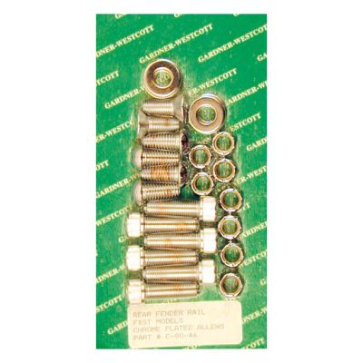 510880 - Gardner-Westcott, fender strut mount kit. Chrome Allen head