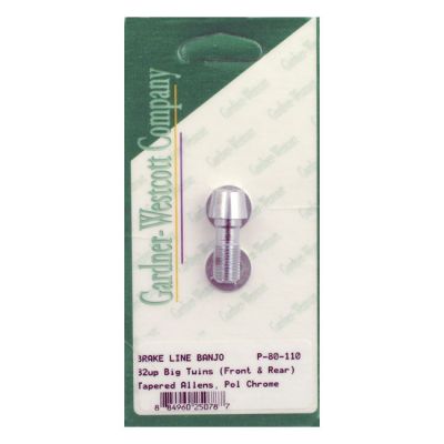 510911 - GARDNER-WESTCOTT Brake banjo bolt tapered allenhead 3/8-24