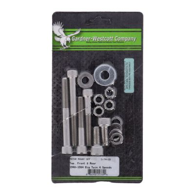 513264 - GARDNER-WESTCOTT Motor mount screw kit, ss allen