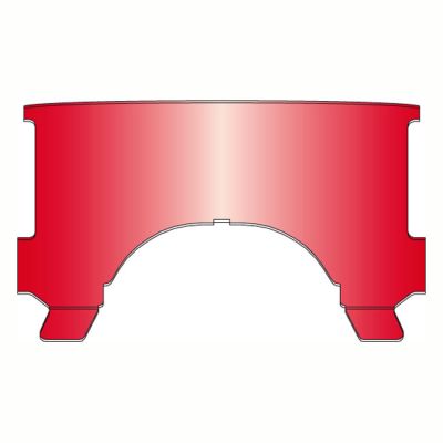 513676 - National Cycle, repl. adj. lower window (style B). Red