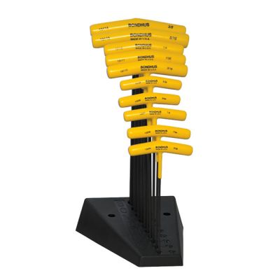 514067 - Bondhus, T-handle allen wrench set US sizes