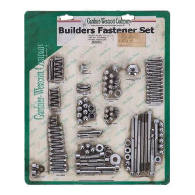 514256 - GARDNER-WESTCOTT Builders fastener set, polish. allen