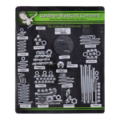 514260 - GARDNER-WESTCOTT Builders fastener set, polish. allen