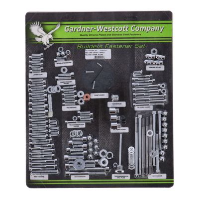 514265 - GARDNER-WESTCOTT Builders fastener set, polish. allen