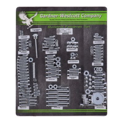 514272 - GARDNER-WESTCOTT Builders fastener set, polish. allen