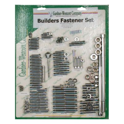 514274 - GARDNER-WESTCOTT Builders fastener set, polish. allen