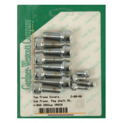 514352 - GARDNER-WESTCOTT Frame screws with top covers. set