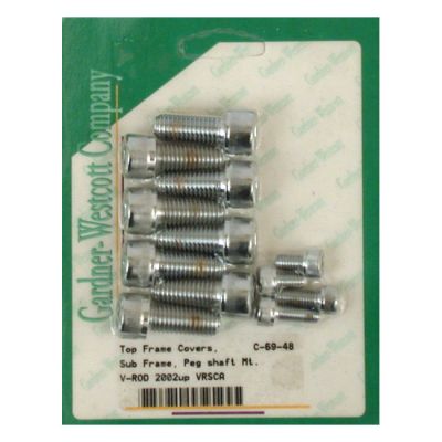 514356 - GARDNER-WESTCOTT Frame screws with top covers. set