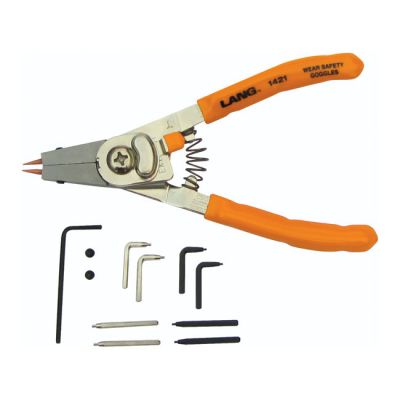 514587 - Lang Tools, ' Quick Switch' #1421 Small retaining ring plier