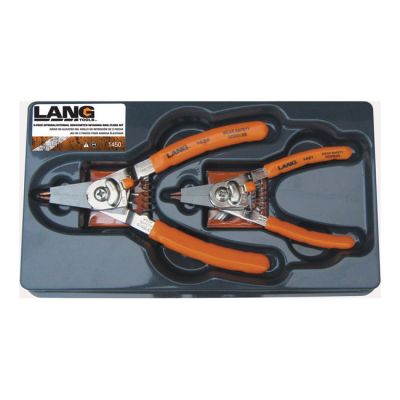 514589 - Lang Tools, 'quick switch' retaining ring pliers. 2-pc set