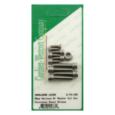 514693 - GARDNER-WESTCOTT Handlebar control screw kit, ss allen
