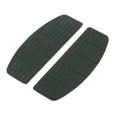 515105 - MCS Traditional shaped floorboard pads. rider. Black