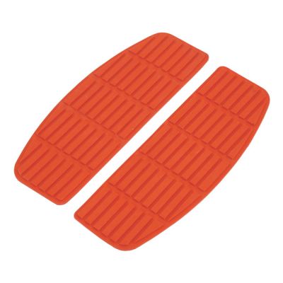 515106 - MCS Traditional shaped floorboard pads. rider. Red