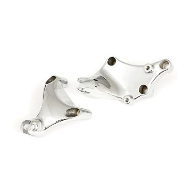 515893 - MCS Passenger footpeg mount bracket set. Chrome