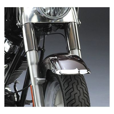 516543 - National Cycle, cast front fender tip set. Chrome