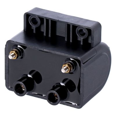 516945 - MCS Late OEM style ignition coil. 12v, 5 ohm. Black