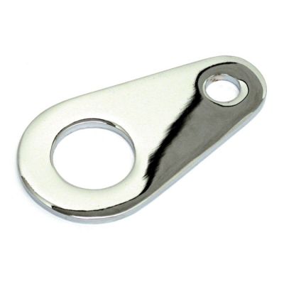 517020 - MCS Ignition switch bracket, single mount hole. Chrome