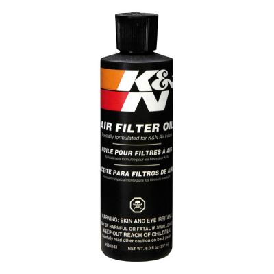 517266 - K&N, air filter oil. 8-oz squeez bottle