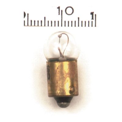 518640 - MCS Light bulb indicator 12v/3w. Clear glass