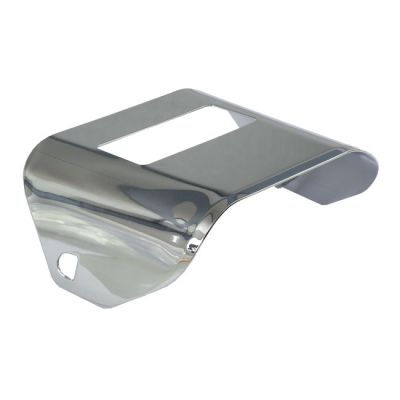 519035 - MCS 73-up taillight visor. plain. Chrome