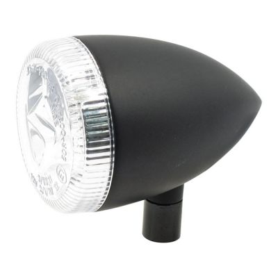519177 - MCS 3-1 LED bullet taillight / turn signal combo. Black. Clear