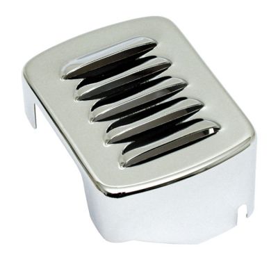 519355 - MCS Custom coil cover, louvered. Chrome