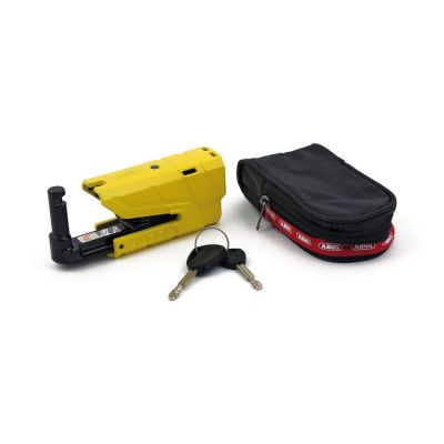 524080 - Abus, 8077 Granit Detecto XPlus 2.0 disc brake lock. Yellow