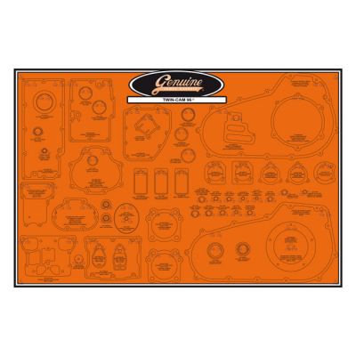 526408 - James, gasket & seal board. 6-speed Twin Cam