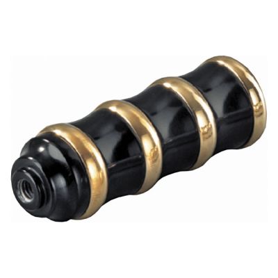 532246 - KUSTOM TECH K-Tech, Vintage shift/brake peg. Black & Brass