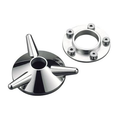 532302 - Kustom Tech, spinner wheel hub cover. Aluminum