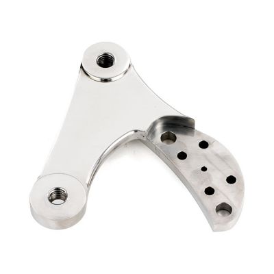 532559 - KUSTOM TECH K-Tech 2-piston caliper mounting bracket left. Polished