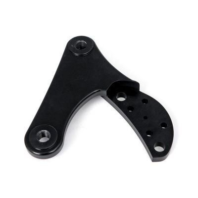 532560 - KUSTOM TECH K-Tech 2-piston caliper mounting bracket left. Black