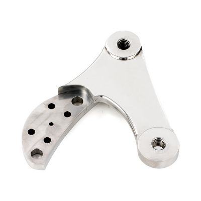 532561 - KUSTOM TECH K-Tech 2-piston caliper mounting bracket right. Polished