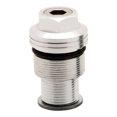 533053 - Burly, 39mm fork spring preload adjusters. Clear anodized