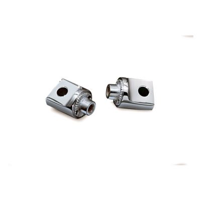 541746 - Küryakyn Kuryakyn, Non pivoting splined male mount adapters, chrome